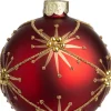 Intratuin kerstbal Fulms rood D 8 cm