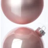 Intratuin kerstbal Gaby roze D 10 cm 4 stuks