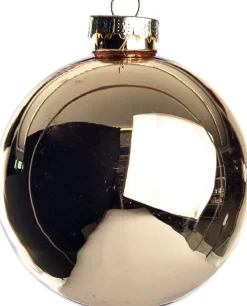 Intratuin kerstbal glas goud D 7 cm 8 stuks