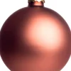 Intratuin kerstbal glas roze D 8 cm 6 stuks