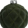 Intratuin kerstbal Glenhest donkergroen D 8 cm