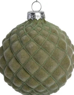 Intratuin kerstbal Glenhest groen D 8 cm