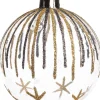 Intratuin kerstbal goud / zilver D 8 cm 4 stuks