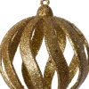 Intratuin kerstbal Hella goud D 7,5 H 8 cm