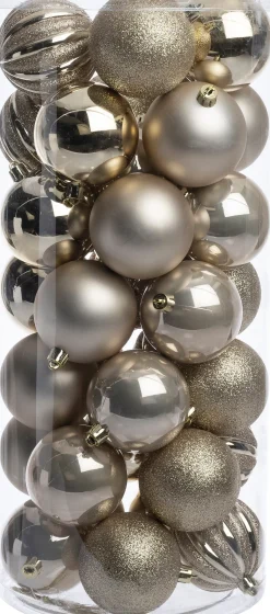 Intratuin kerstbal Henson champagne D 7 cm 50 stuks