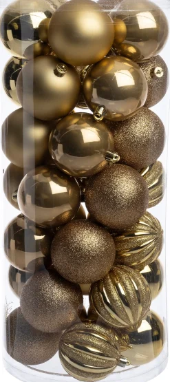 Intratuin kerstbal Henson goud D 7 cm 50 stuks