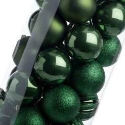 Intratuin kerstbal Henson groen D 7 cm 50 stuks