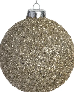 Intratuin kerstbal Hollyford goud D 8 cm