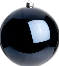 Intratuin kerstbal Hope donkerblauw D 14 cm