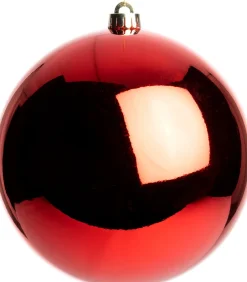 Intratuin kerstbal Hope lichtrood D 20 cm