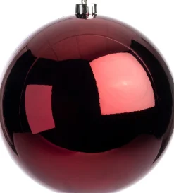 Intratuin kerstbal Hope magenta D 14 cm