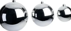 Intratuin kerstbal Hope zilver D 25 cm