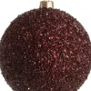 Intratuin kerstbal Isa rood D 8 cm