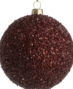 Intratuin kerstbal Isa rood D 6 cm