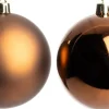 Intratuin kerstbal Iven bruin D 6 cm 12 stuks