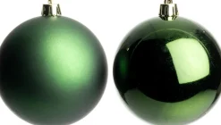 Intratuin kerstbal Iven donkergroen D 6 cm 12 stuks