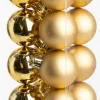 Intratuin kerstbal Iven goud D 4 cm 16 stuks