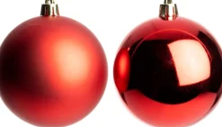 Intratuin kerstbal Iven rood D 6 cm 12 stuks