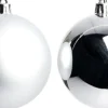 Intratuin kerstbal Iven zilver D 8 cm 6 stuks