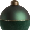 Intratuin kerstbal Jera groen D 8 H 8 cm