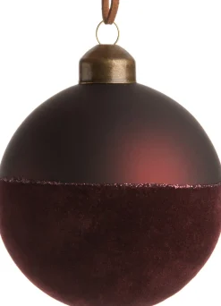 Intratuin kerstbal Jera rood D 8 H 8 cm