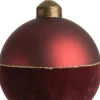 Intratuin kerstbal Jera rood D 8 H 8 cm