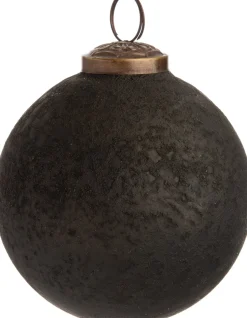 Intratuin kerstbal Jess donker groen mat D 8 cm