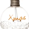 Intratuin kerstbal Joli xmas met LED verlichting transparant D 10 cm