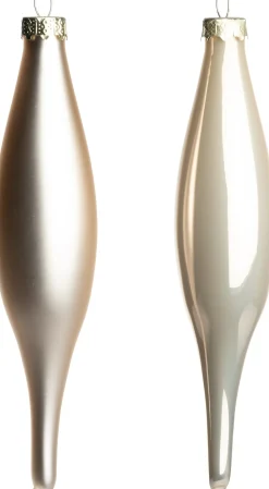 Intratuin kerstbal Karyn pegel wit D 3,1 cm 6 stuks