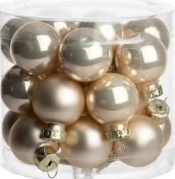 Intratuin kerstbal Karyn wit D 2,5 cm 24 stuks