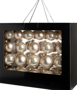 Intratuin kerstbal Karyn wit D 3,5 cm 42 stuks