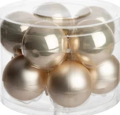 Intratuin kerstbal Karyn wit D 6 cm 10 stuks