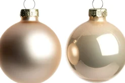 Intratuin kerstbal Karyn wit D 6 cm 10 stuks