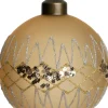Intratuin kerstbal Keadue goud D 8 cm