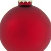 Intratuin kerstbal kerstrood mat D 6 H 6,5 cm