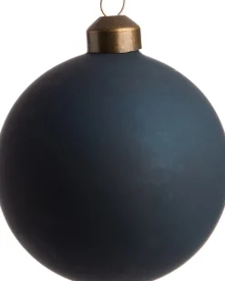 Intratuin kerstbal Labrit blauw D 8 H 8 cm