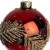 Intratuin kerstbal Lecarrow rood D 8 cm