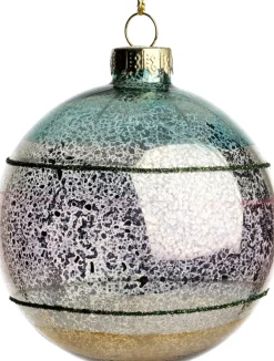 Intratuin kerstbal Leenaun wit D 8 cm