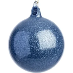 Intratuin kerstbal Lesley lichtblauw D 8 cm