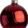 Intratuin kerstbal Listowel rood D 8 cm
