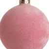 Intratuin kerstbal Lura roze D 8 cm