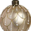 Intratuin kerstbal Mallow goud D 8 cm