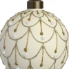 Intratuin kerstbal Mallow wit D 8 cm