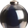 Intratuin kerstbal marmerlook donkerblauw D 12 cm