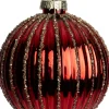 Intratuin kerstbal Maynooth rood D 8 cm