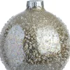 Intratuin kerstbal Melrose crème D 8 cm