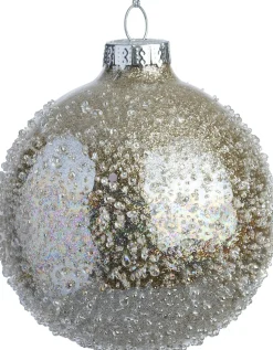 Intratuin kerstbal Melrose crème D 10 cm