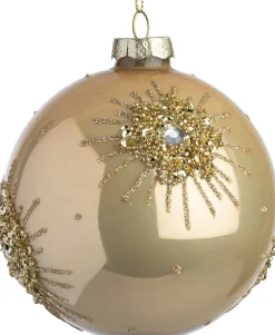 Intratuin kerstbal Mintlaw goud D 10 cm