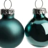Intratuin kerstbal mix blauw D 2,5 cm 24 stuks