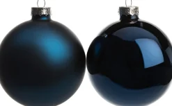 Intratuin kerstbal mix blauw D 7 cm 8 stuks